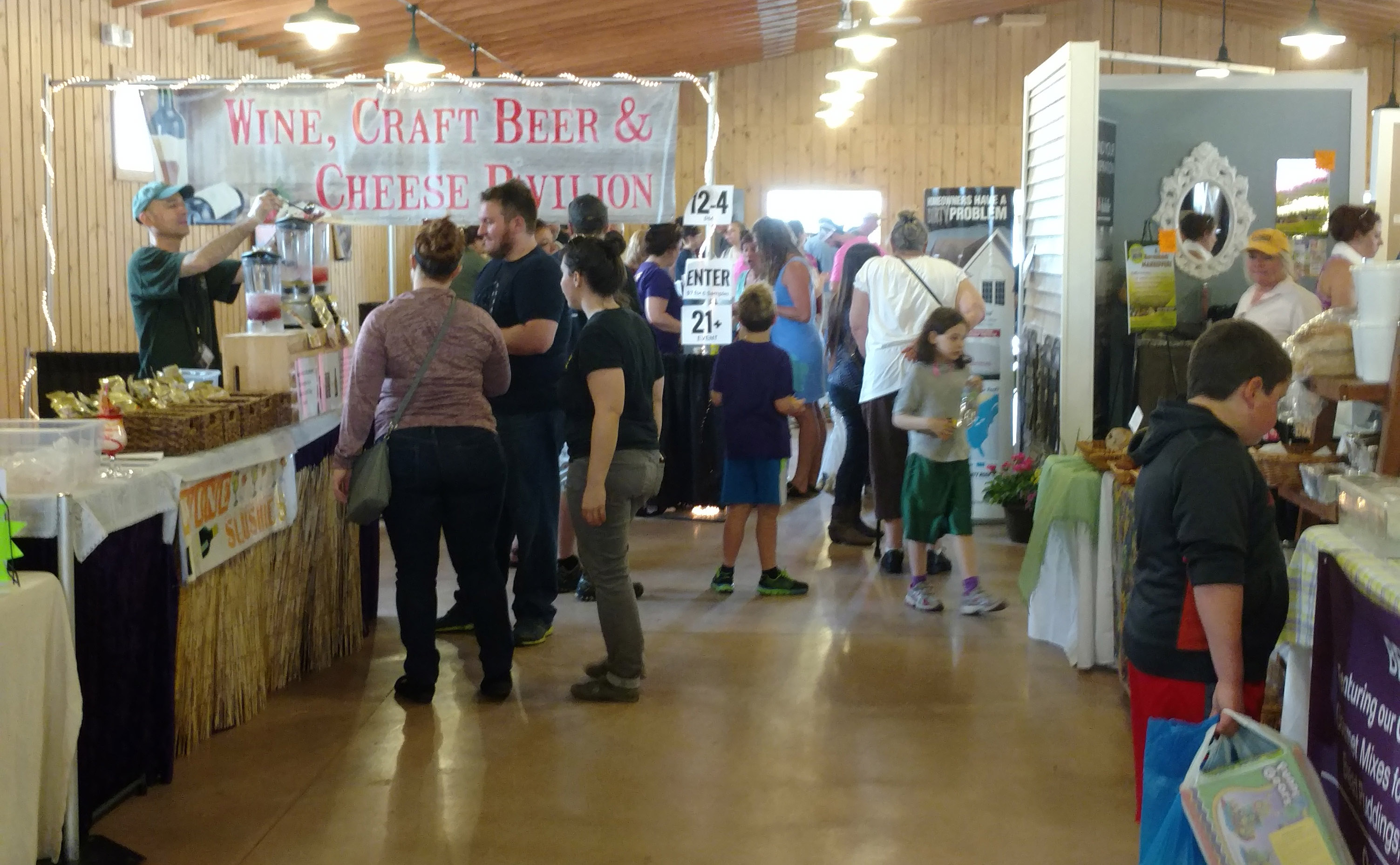 Fryeburg Home Garden Flower Show wine craft beer cheese