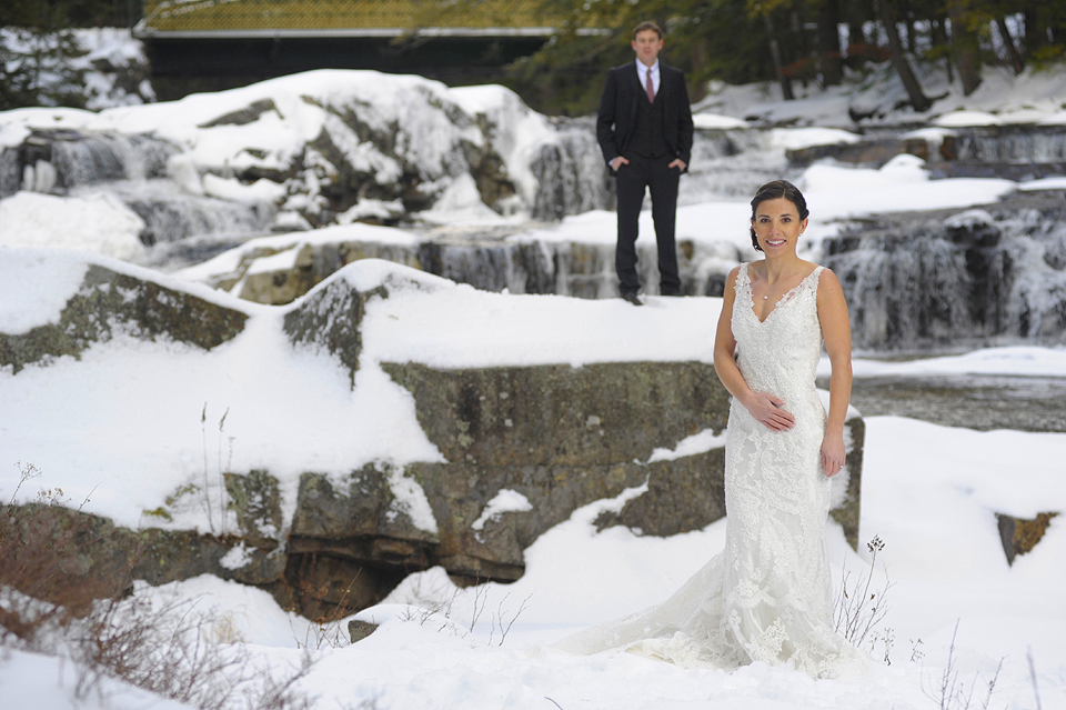 Christmas week wedding in Jackson NH