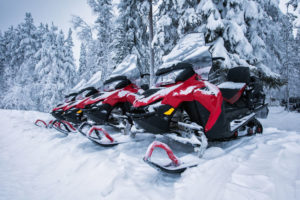 Enjoy snowmobiling in the White Mountains during your stay at the Christmas Farm Inn