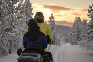 Try snowmobiling in the White Mountains on your trip to New Hampshire!